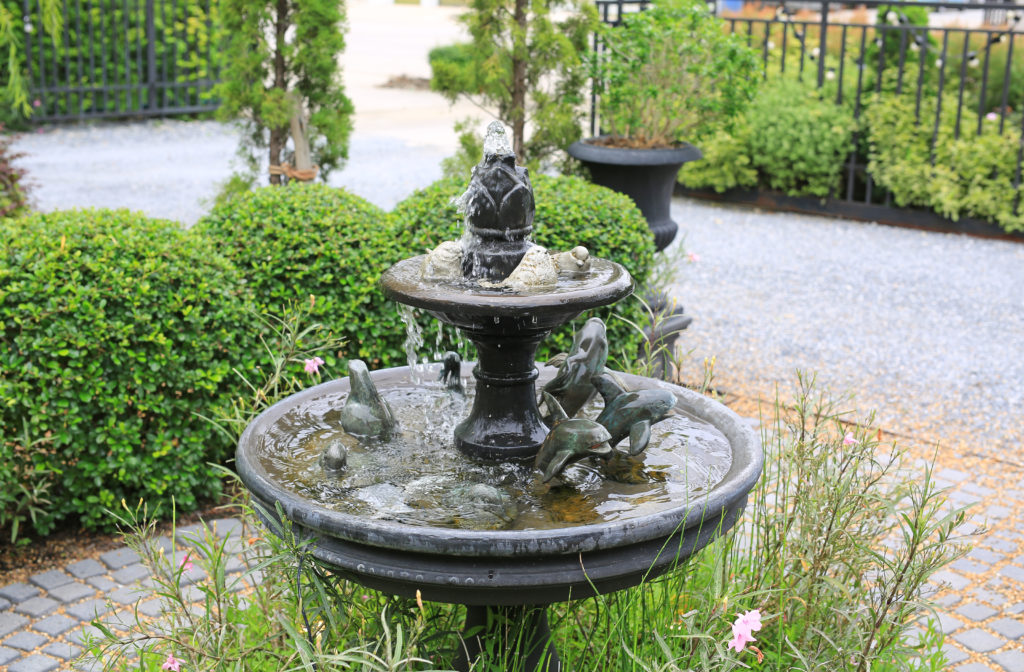 Beautiful Fountain in a garden