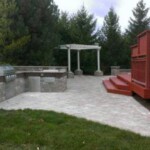 Completion of outdoor grill, bar and patio pic 18