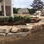 Stone landscaping